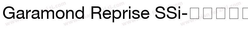 Garamond Reprise SSi字体转换